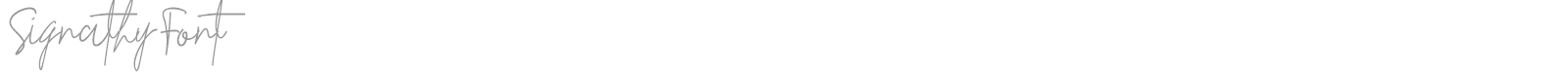 Signathy font preview